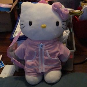 Hello Kitty Plush Backpack